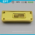 Newest Design Golden USB Flash Drive Pen Drive 8GB 16GB Gold Bar USB 2.0 Flash Memory Pendrive